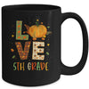 Love Fifth Grade Happy Fall Thanksgiving Mug Coffee Mug | Teecentury.com