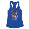 Love Football American Mom Life Player With Leopard T-Shirt & Tank Top | Teecentury.com