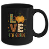 Love Fourth Grade Happy Fall Thanksgiving Mug Coffee Mug | Teecentury.com