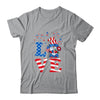 Love Gnome USA Flag 4th Of July T-Shirt & Tank Top | Teecentury.com