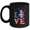 Love Gnome USA Flag 4th Of July Mug Coffee Mug | Teecentury.com