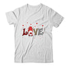 Love Gnome Valentines Day Heart Buffalo Plaid Leopard Gift T-Shirt & Tank Top | Teecentury.com