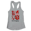 Love Heart Lunch Lady Worker Gnome Valentines Day Shirt & Tank Top | teecentury