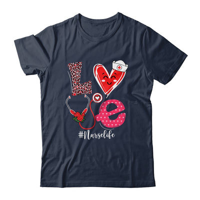 Love Heart Stethoscope Nurse Life Valentine ER ICU NICU RN T-Shirt & Tank Top | Teecentury.com