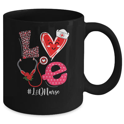 Love Heart Stethoscope Nurse Life Valentine L&D Nurse Mug Coffee Mug | Teecentury.com