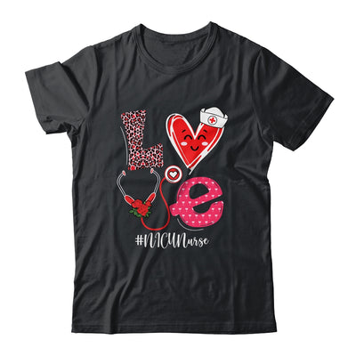 Love Heart Stethoscope Nurse Life Valentine NICU Nurse T-Shirt & Tank Top | Teecentury.com