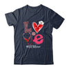 Love Heart Stethoscope Nurse Life Valentine NICU Nurse T-Shirt & Tank Top | Teecentury.com