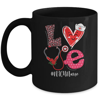 Love Heart Stethoscope Nurse Life Valentine NICU Nurse Mug Coffee Mug | Teecentury.com