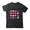 Love Hearts Watercolor Valentines Day Matching Couple Shirt & Tank Top | teecentury