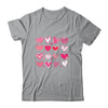 Love Hearts Watercolor Valentines Day Matching Couple Shirt & Tank Top | teecentury