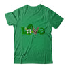 Love Irish Gnome Shamrock Leopard Plaid St Patrick's Day T-Shirt & Hoodie | Teecentury.com