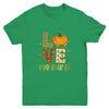 Love Kindergarten Happy Fall Thanksgiving Youth Youth Shirt | Teecentury.com