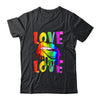 Love LGBTQ LGBT Rainbow Flag Lips Gay Lesbian Pride Month Shirt & Tank Top | teecentury