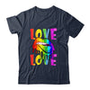 Love LGBTQ LGBT Rainbow Flag Lips Gay Lesbian Pride Month Shirt & Tank Top | teecentury