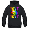 Love LGBTQ LGBT Rainbow Flag Lips Gay Lesbian Pride Month Shirt & Tank Top | teecentury