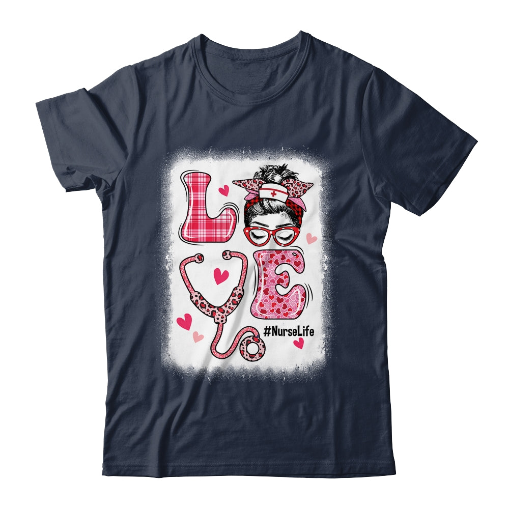 Love Life Nurse Funny Valentines Day Women Shirt & Hoodie | teecentury