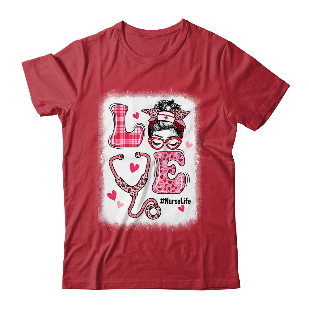 Love Life Nurse Funny Valentines Day Women Shirt & Hoodie | teecentury