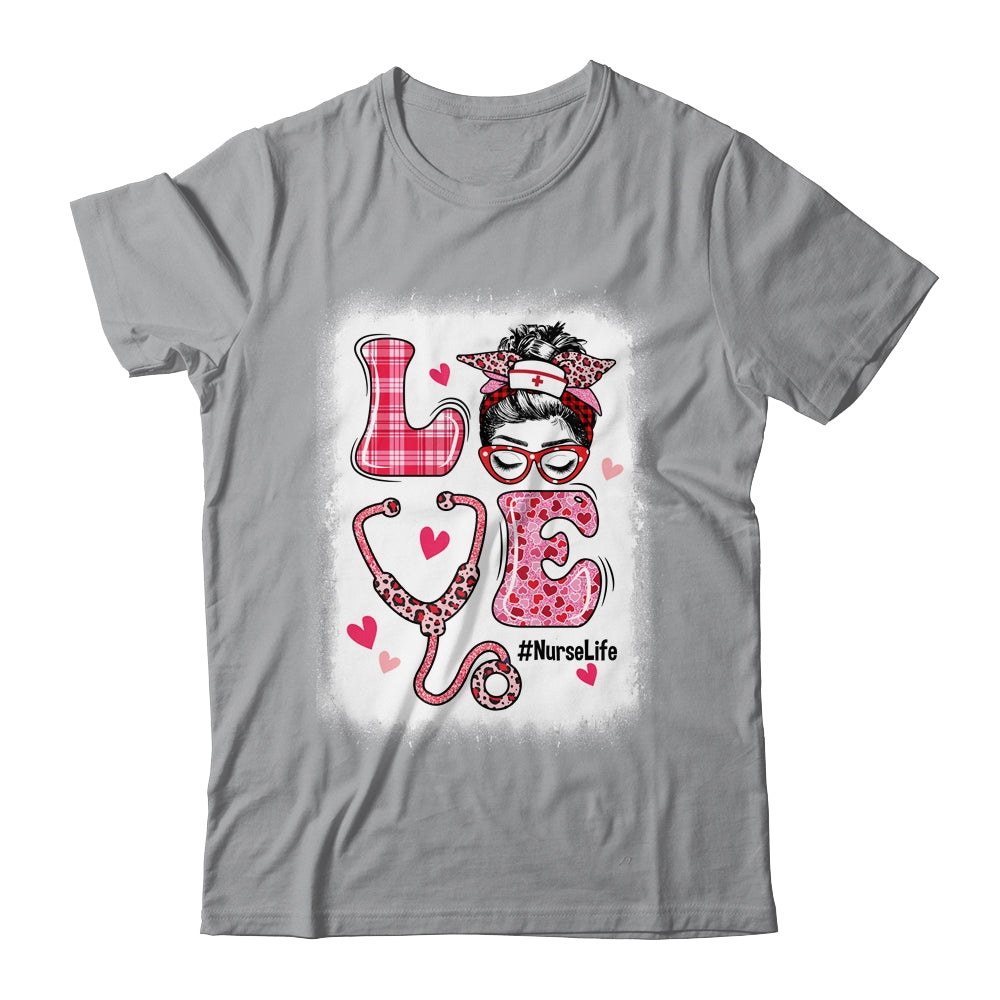 Love Life Nurse Funny Valentines Day Women Shirt & Hoodie | teecentury