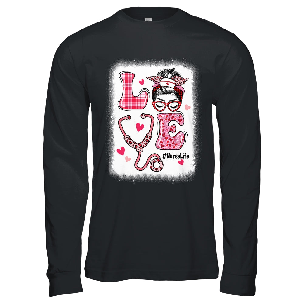 Love Life Nurse Funny Valentines Day Women Shirt & Hoodie | teecentury
