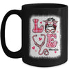 Love Life Nurse Funny Valentines Day Women Mug | teecentury