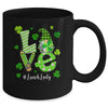 Love Lunch Lady Gnome Funny St Patrick's Day Shamrock Mug Coffee Mug | Teecentury.com