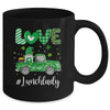 Love Lunch Lady Gnome Shamrock Saint Patrick's Day Mug Coffee Mug | Teecentury.com