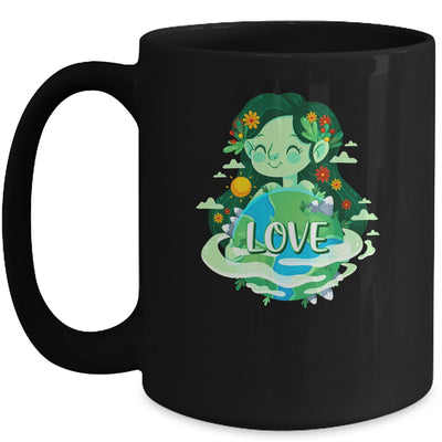 Love Mother Earth Day Save Our Planet Environment Green Mug Coffee Mug | Teecentury.com
