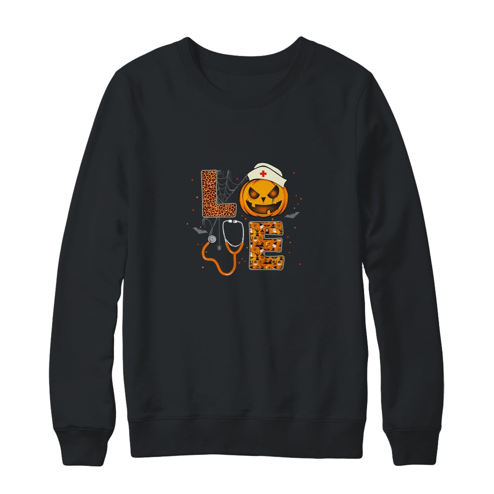 Love Nurse Halloween Nursing RN Paramedic EMT T-Shirt & Sweatshirt | Teecentury.com