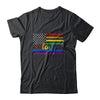 Love Rainbow Pride LGBT American Flag T-Shirt & Hoodie | Teecentury.com