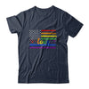 Love Rainbow Pride LGBT American Flag T-Shirt & Hoodie | Teecentury.com