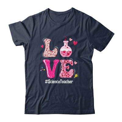 Love Science Teacher Valentines Day Teacherlife Shirt & Tank Top | teecentury