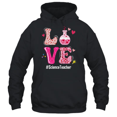 Love Science Teacher Valentines Day Teacherlife Shirt & Tank Top | teecentury