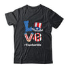 Love Teacher Life American Flag USA 4th Of July Fourth Shirt & Tank Top | teecentury