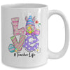 Love Teacher Life Easter Gnome Egg Mug | teecentury