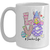 Love Teacher Life Easter Gnome Egg Mug | teecentury