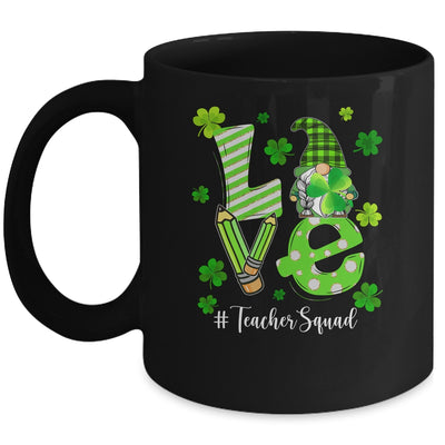 Love Teacher Squad Gnome Funny St Patrick's Day Shamrock Mug Coffee Mug | Teecentury.com