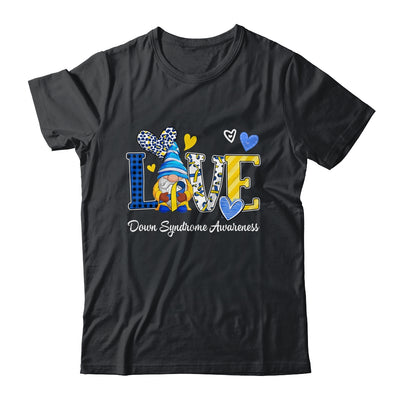 Love World Down Syndrome Day Awareness Leopard Gnome Ribbon Shirt & Hoodie | teecentury