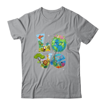 Love World Earth Day Planet Environmental Animal Shirt & Hoodie | teecentury