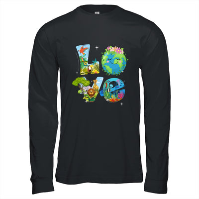 Love World Earth Day Planet Environmental Animal Shirt & Hoodie | teecentury