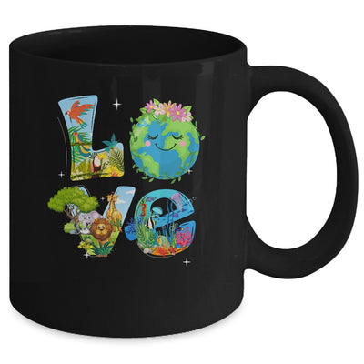 Love World Earth Day Planet Environmental Animal Mug | teecentury