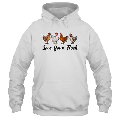 Love Your Flock Cute Chicken For Women T-Shirt & Tank Top | Teecentury.com