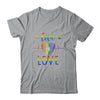 Love is Love Heartbeat Rainbow LGBT Gay Pride T-Shirt & Tank Top | Teecentury.com