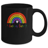 Love with rainbow flag for LGBT pride month Mug | teecentury
