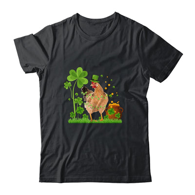 Lucky Chicken Shamrock Saint Patricks Day Irish Farmer T-Shirt & Hoodie | Teecentury.com