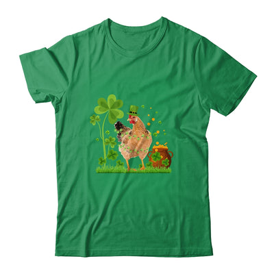 Lucky Chicken Shamrock Saint Patricks Day Irish Farmer T-Shirt & Hoodie | Teecentury.com