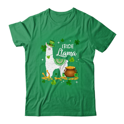 Lucky Irish Llama Shamrock St Patrick Day Animal Girls T-Shirt & Hoodie | Teecentury.com