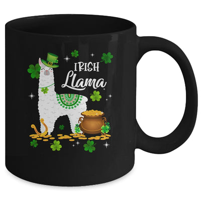 Lucky Irish Llama Shamrock St Patrick Day Animal Girls Mug Coffee Mug | Teecentury.com