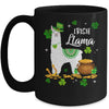 Lucky Irish Llama Shamrock St Patrick Day Animal Girls Mug Coffee Mug | Teecentury.com