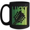 Lucky Irish Shamrock Guitar Guitarist St Patricks Day Mug Coffee Mug | Teecentury.com