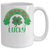 Lucky St Patrick's Day Leopard For Women Mug Coffee Mug | Teecentury.com